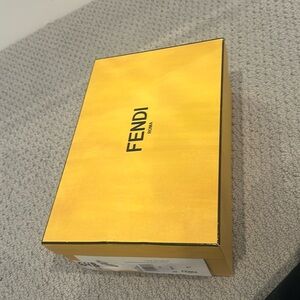 Empty fendi shoe box